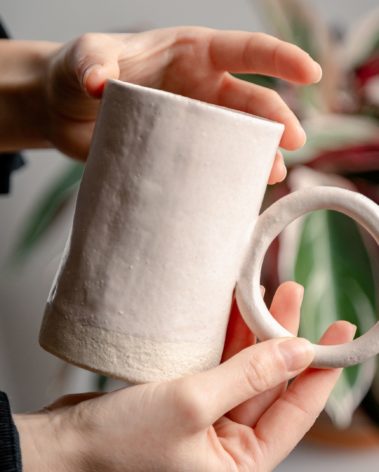 mug céramique fleur de thé