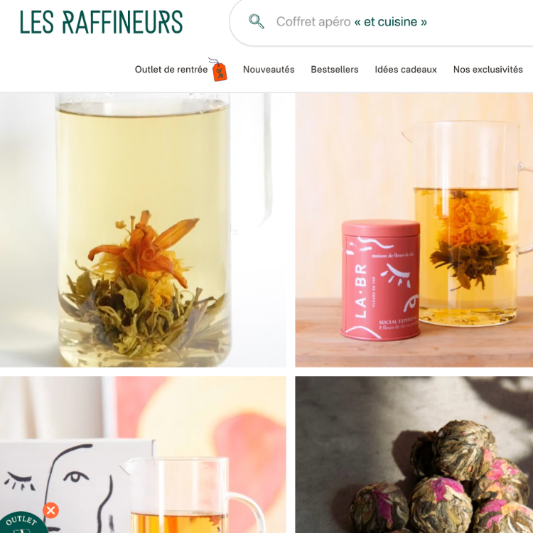 Idée cadeau originale : les coups de cœur LABR chez Les Raffineurs raffineurs idee cadeau fleurs de the 2. LABR Paris première maison de fleur de thé